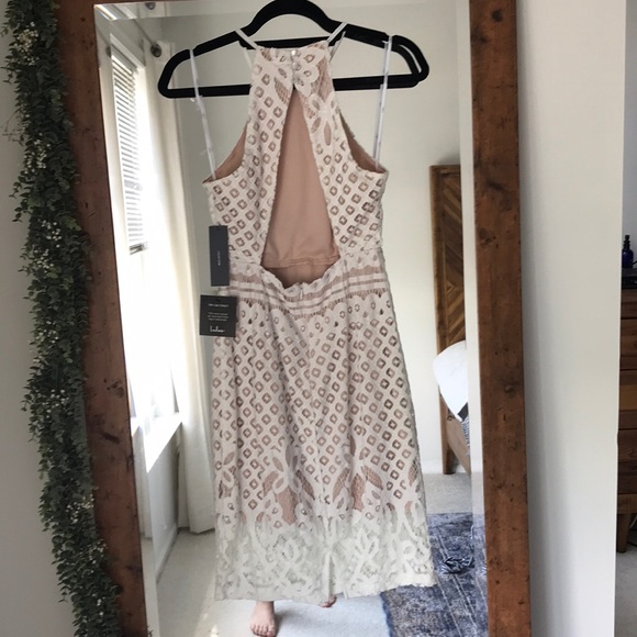 Lulus White patterned dress - Picture 4 of 4